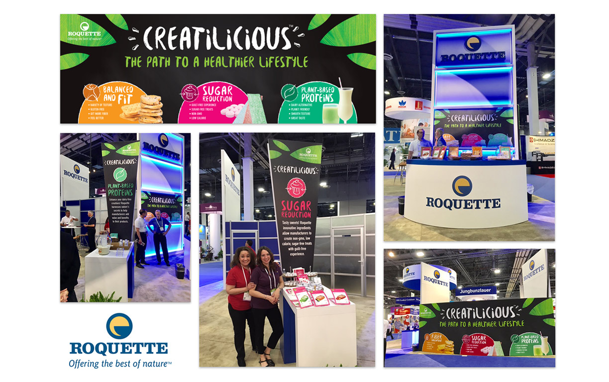 Roquette trade show display